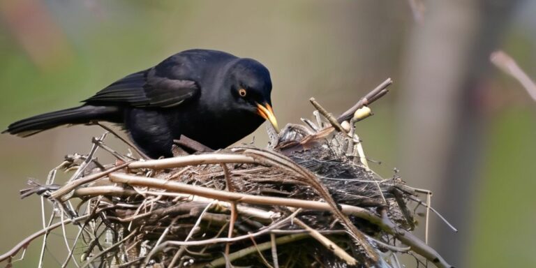 Benutzen Amseln Ihr Nest Mehrmals Wann bauen Amseln ihr Nest? - Gartenakademien