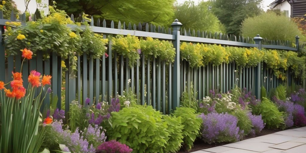 stylish garden fence designs