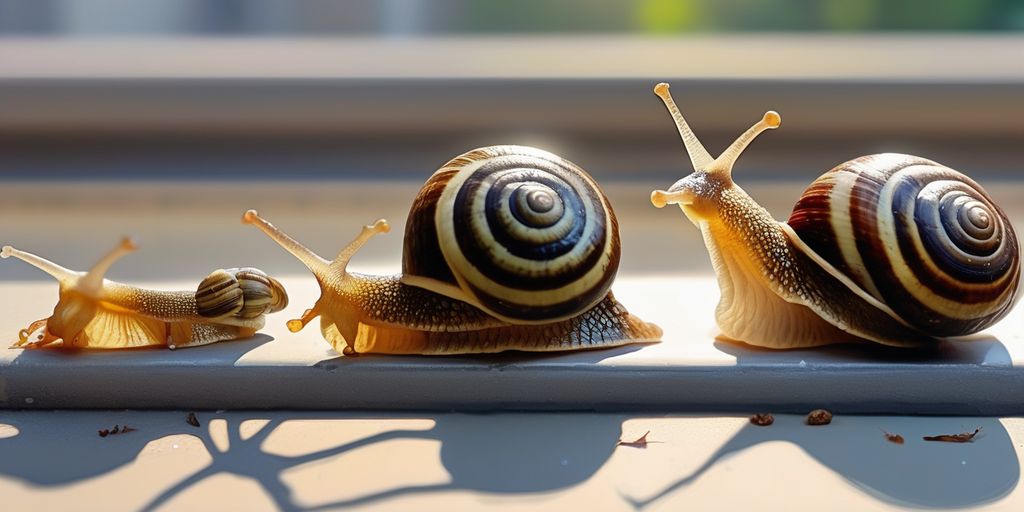 snails on balcony