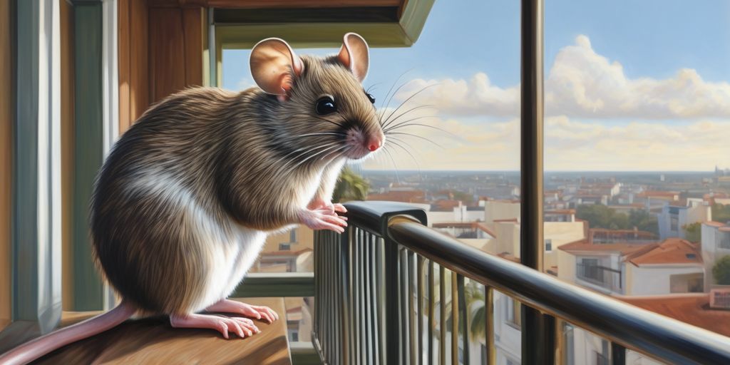 mouse on balcony