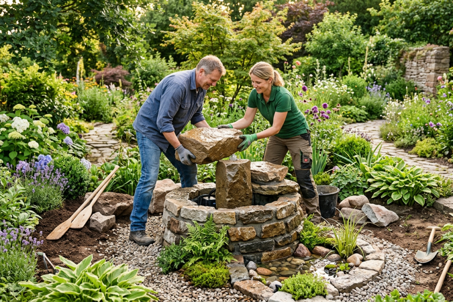 natursteinbrunnen selber bauen header