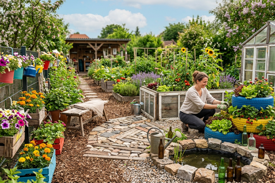 ausgefallene upcycling ideen garten header